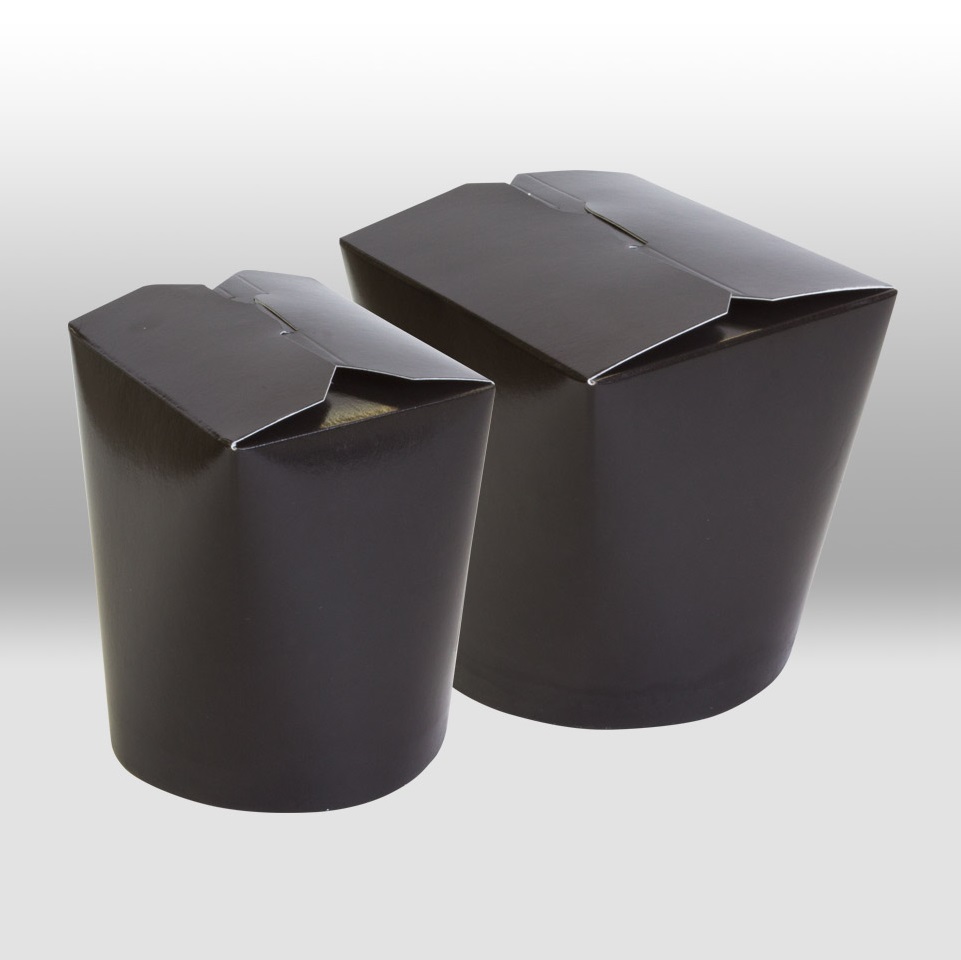 Black Paper China Boxes by Papperskopp